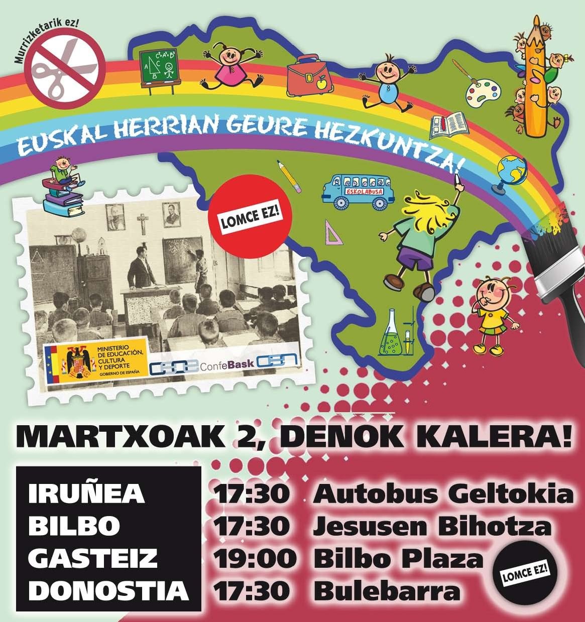 LOMCEren aurrean... martxoaren 2an, denok kalera!
