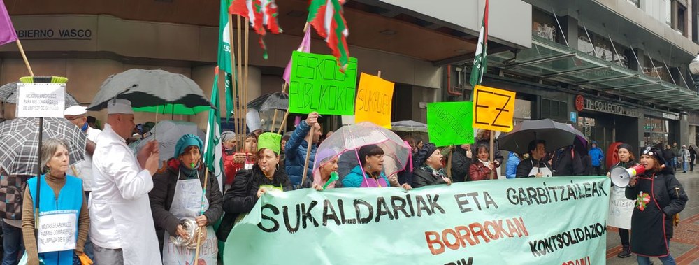 Sukalde eta Garbiketako behin-behineko langileen kontsolidazioa lehentasun bat da