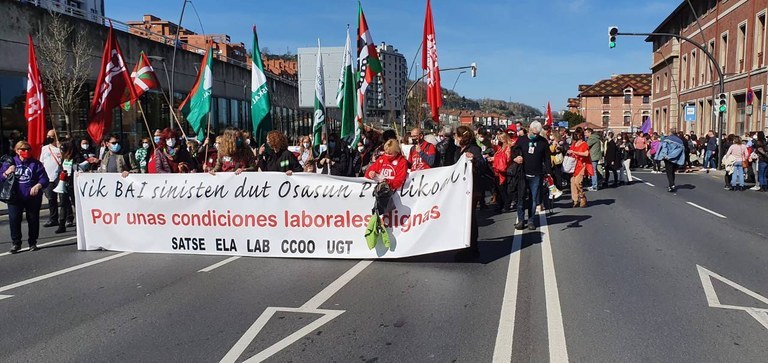 ELA, SATSE, LAB, CCOO eta UGT sindikatuek Osakidetza negoziatzeko bilera batera deitu dute Lan Harremanen Kontseiluan
