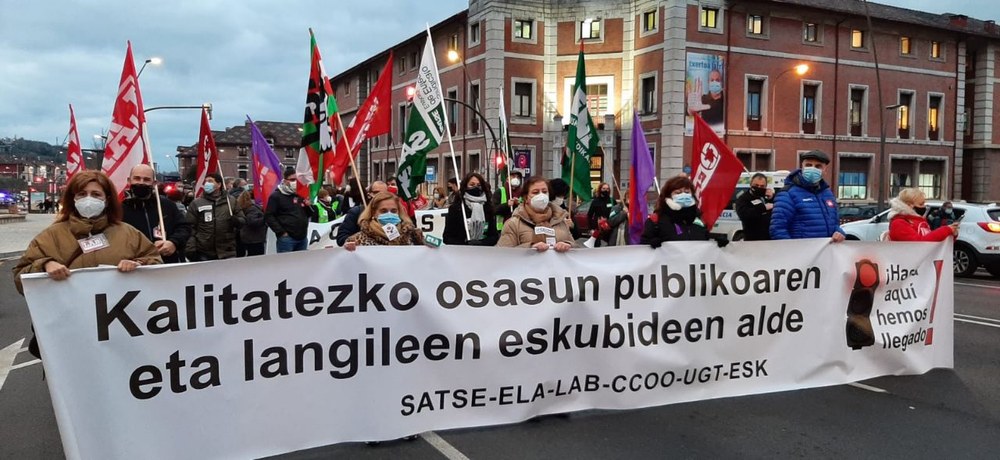 Mobilizazioekin jarraitzen dute Osakidetzan