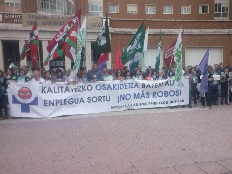 Osakidetza ko lanuzteak jarraipen zabala izan du Osakidetza ko lanuzteak jarraipen zabala izan du