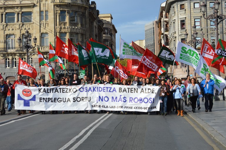 Osakidetzak ez du negoziatu nahi Osakidetzak ez du negoziatu nahi