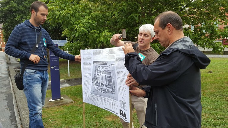 Osakidetzako lan-prekarietatea salatu du ELAk Basurtoko Ospitalean Osakidetzako lan-prekarietatea salatu du ELAk Basurtoko Ospitalean