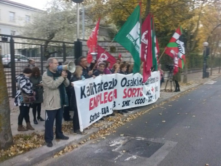 Osakidetzako mahai sektorialean ez dago aurrerapenik Osakidetzako mahai sektorialean ez dago aurrerapenik