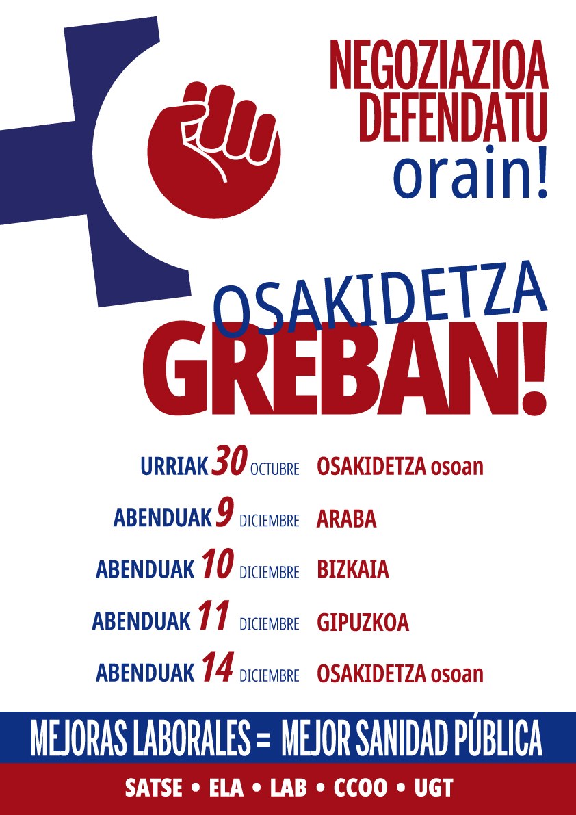 Beste bost greba egun deitu dituzte