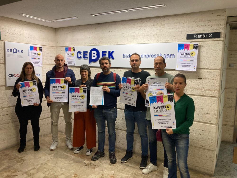 Bost greba egun gehiago hitzarmen berri bat lortzeko