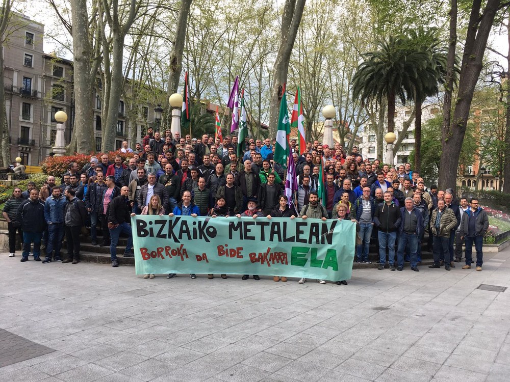 Lan baldintzak duinduko dituen Hitzarmen Probintziala lortzeko borroka egoerak sortu beharko dira Bizkaiko Metaleko enpresatan