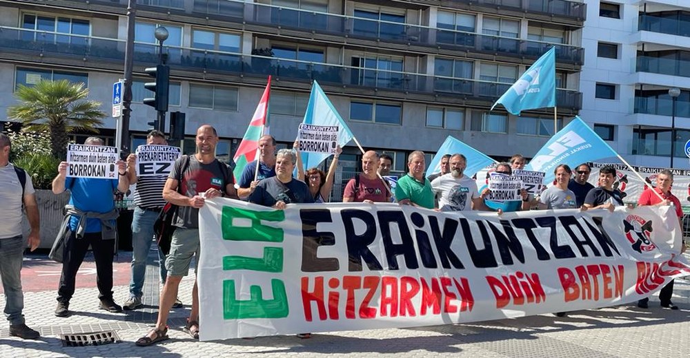 ELAk ez du baztertzen grebara joatea, Gipuzkoako Eraikuntza eta obra publikoen Hitzarmenaren negoziazioan aurrerapausorik ematen ez bada