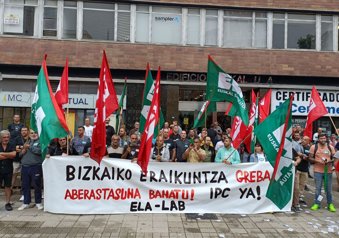 ELAk oso positiboki baloratzen du grebaren jarraipena ELAk oso positiboki baloratzen du grebaren jarraipena