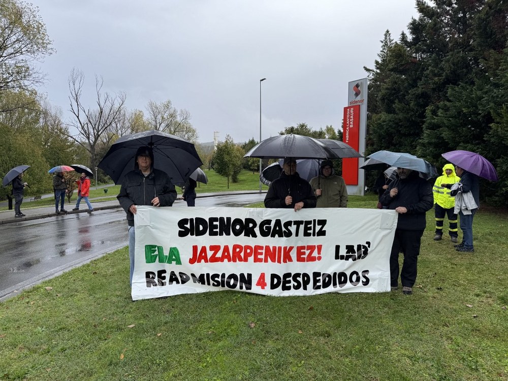 Elkarretaratzea Basaurin, Gasteizen kaleratutako pertsonak berriz har ditzatela eskatzeko
