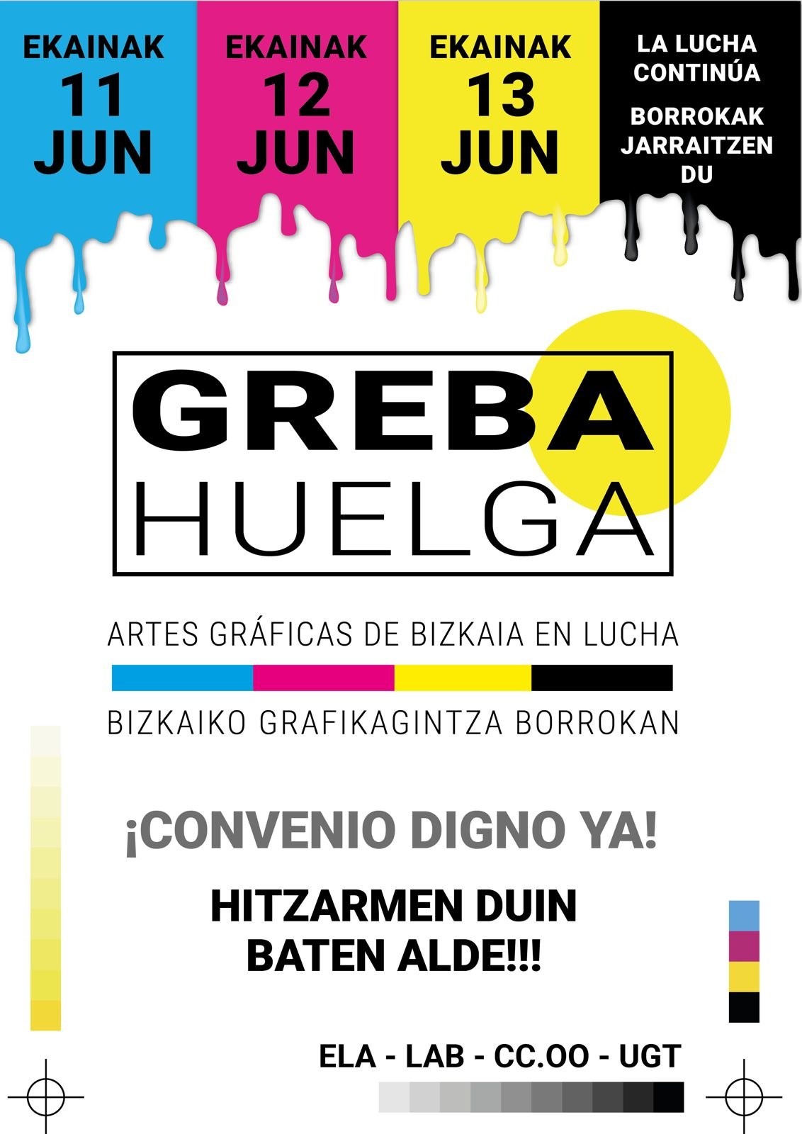 Hiru greba egun gehiago ekainean