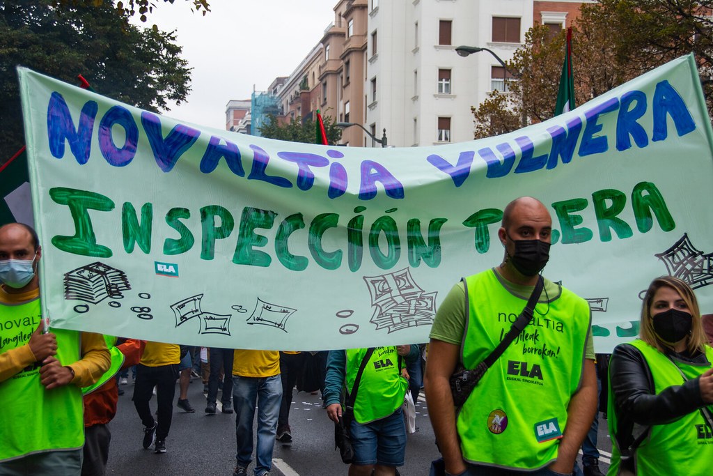 Justiziak Novaltia zigortu du berriro, oraingoan, informazio-eskubidearen arloko askatasun sindikala urratzeagatik Justiziak Novaltia zigortu du berriro, oraingoan, informazio-eskubidearen arloko askatasun sindikala urratzeagatik