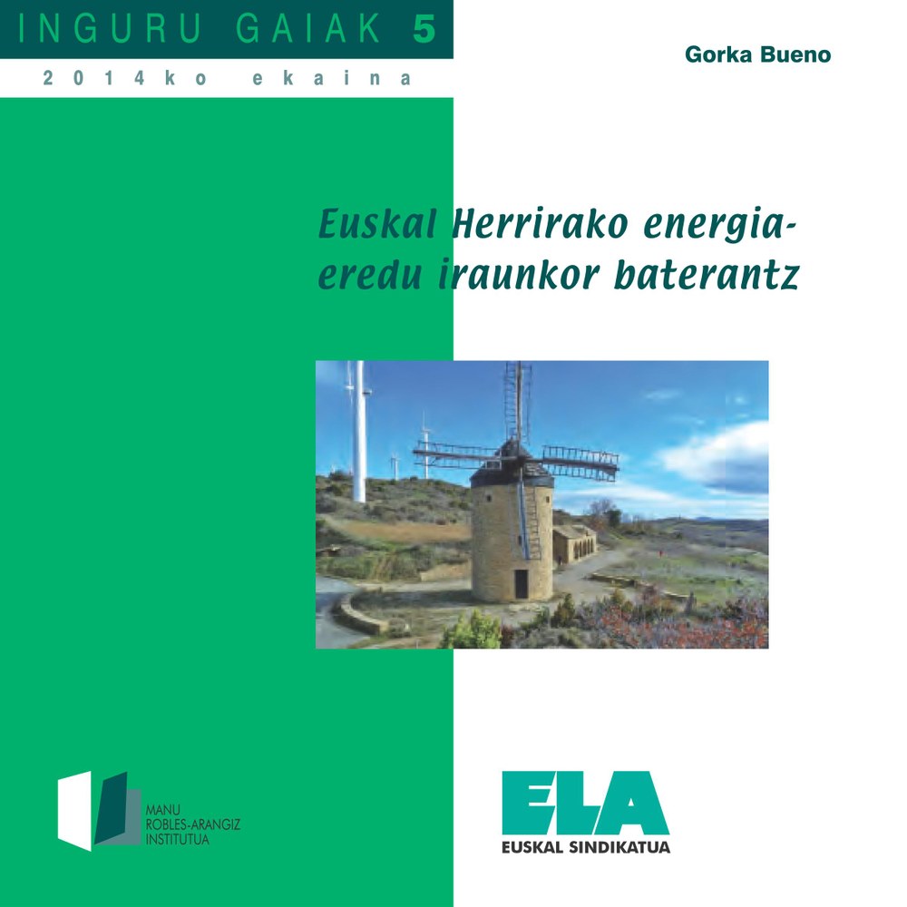 “Euskal Herrirako energia eredu iraunkor baterantz”