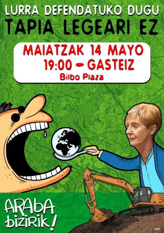 ELAk maiatzaren 14an Tapia Legearen kontra Gasteizen egingo den manifestazioa babesten du