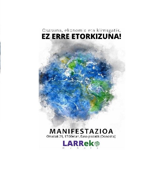 Larunbatean denok Donostiara erraustegia gelditzera #EzErreEtorkizuna