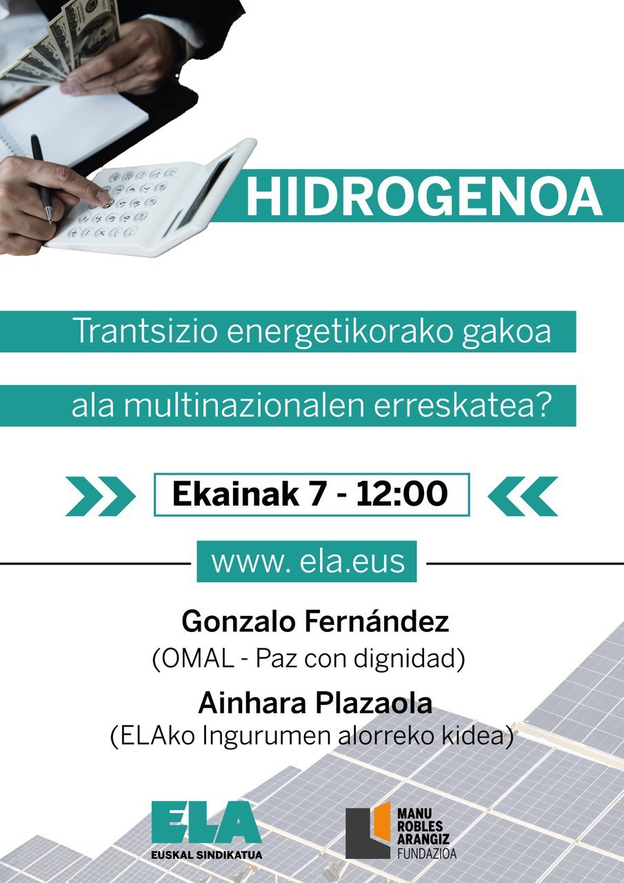 Gonzalo Fernández: "Hidrogenoaren negozioa Europako funtsen atzean dagoen inbertsio publikoan dago"
