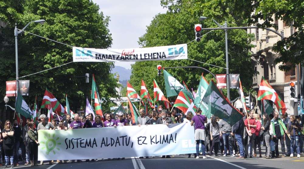 Planeta eta enplegua, ezin bereizi daitezkeen aldarrikapenak