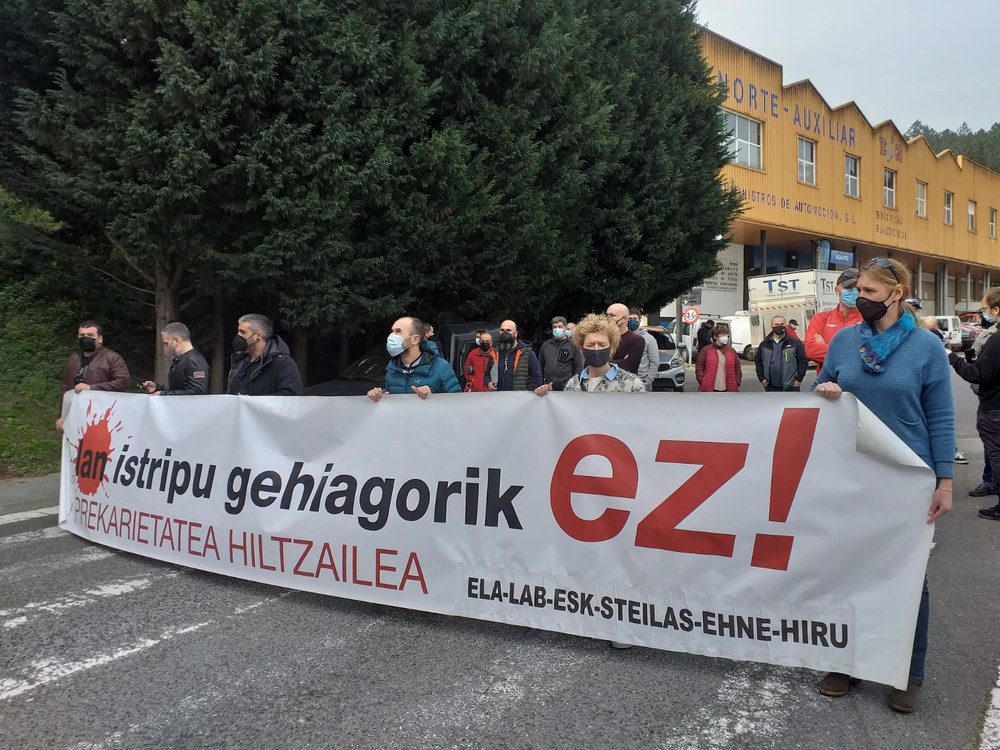 2021eko zazpigarren lan-istripu hilgarria EAEn