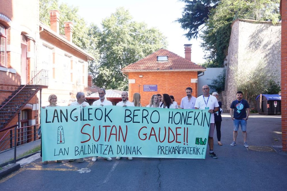 ELAk salatu du Anatomia patologikoko zerbitzuan bero jasangaitzarekin lan egin behar dutela