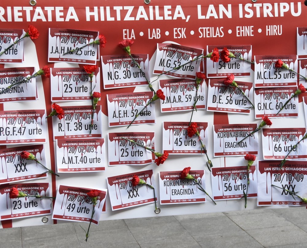 Sarraskiak jarraitzen du: 41 hildako 2021an