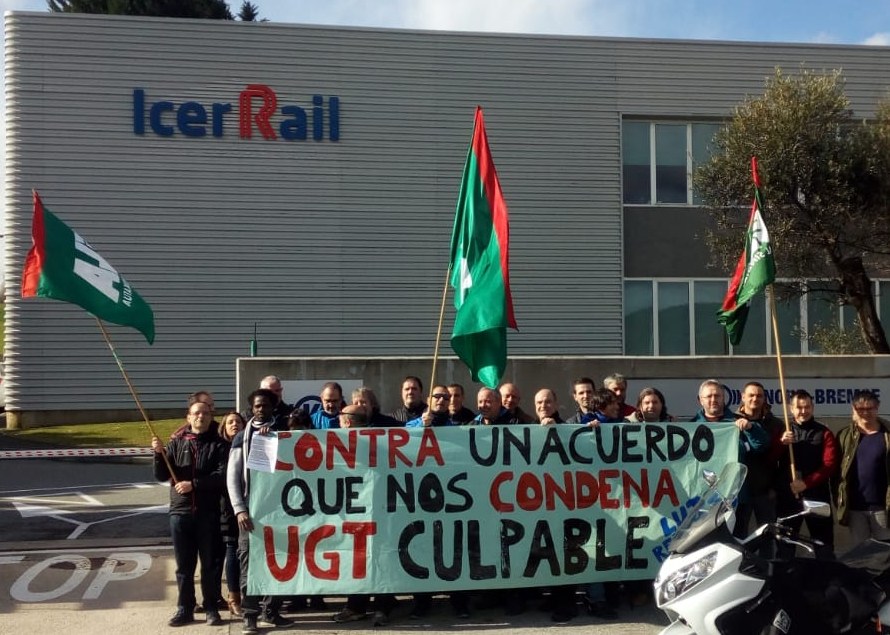 ELAk bi greba-egun deitu ditu Icer Rail-en lan-egoera salatzeko