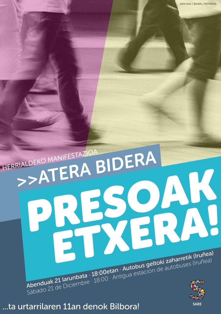 ELAk bat egiten du Sareren abenduaren 21eko manifestazioarekin