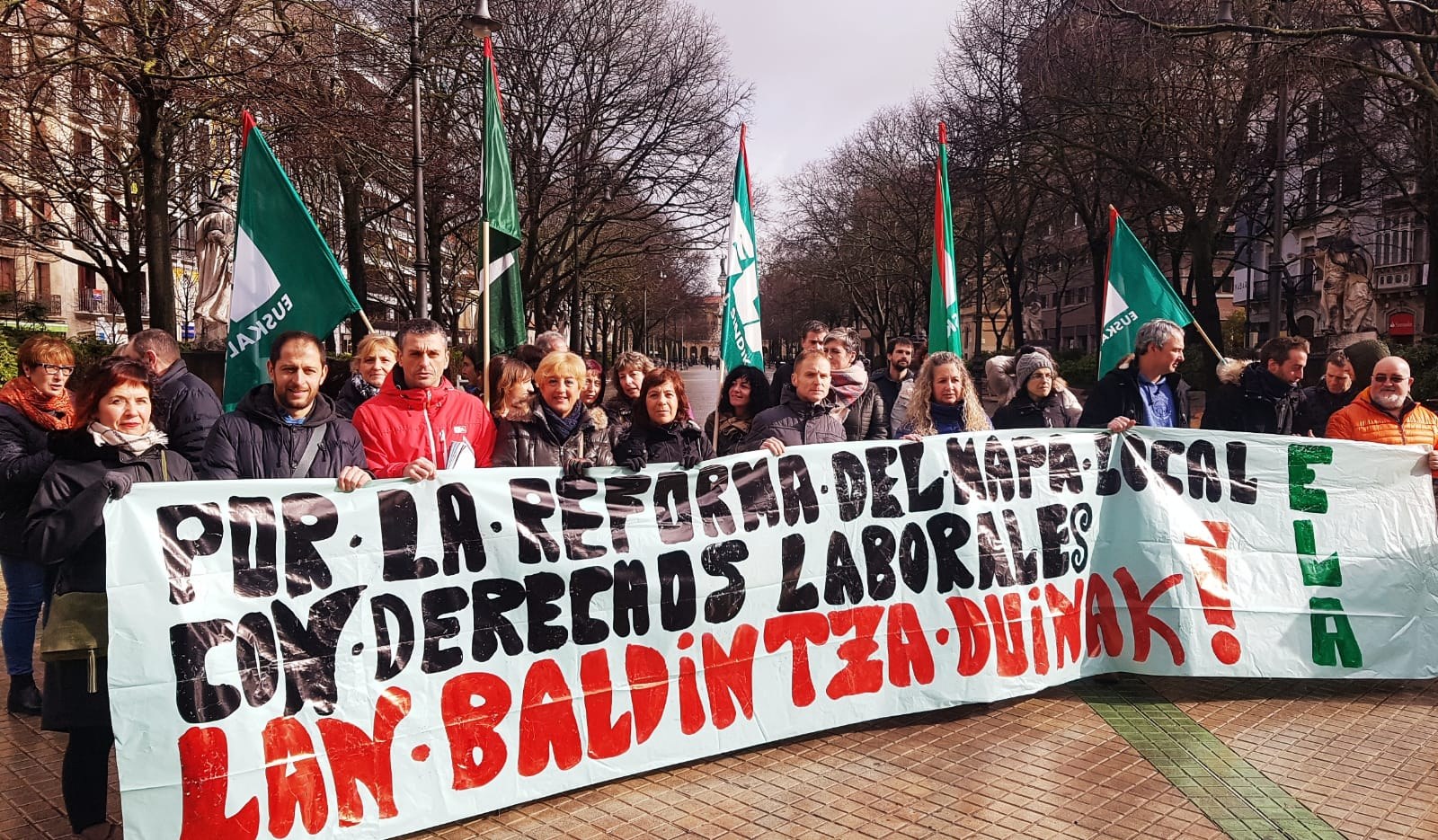 ELAk eskatu du Nafarroako Toki Administrazioaren Legean enpleguaren eta lan-baldintzen iraupena jasota gera dadin