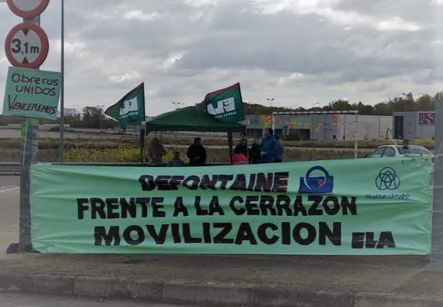 ELAk greba mugagabea deitu du Vianako Defontaine Iberica enpresan multinazionalak egin nahi duen deslokalizazioaren aurka