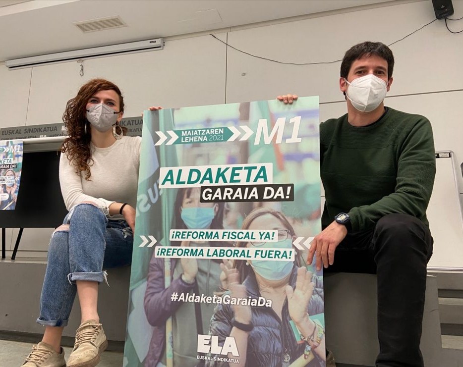 ELAk manifestazioa egingo du Maitzaren 1ean "Aldaketa garaia da" lelopean