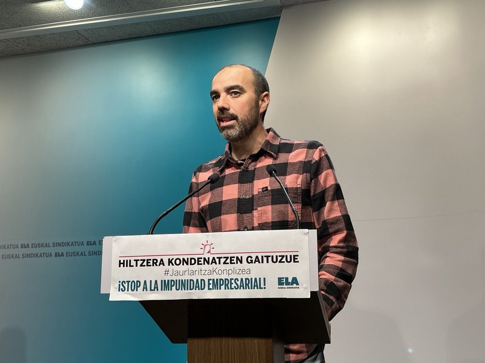 Gobernuen eta enpresarien konplizitatea salatzeko bide berria urratuko du ELAk