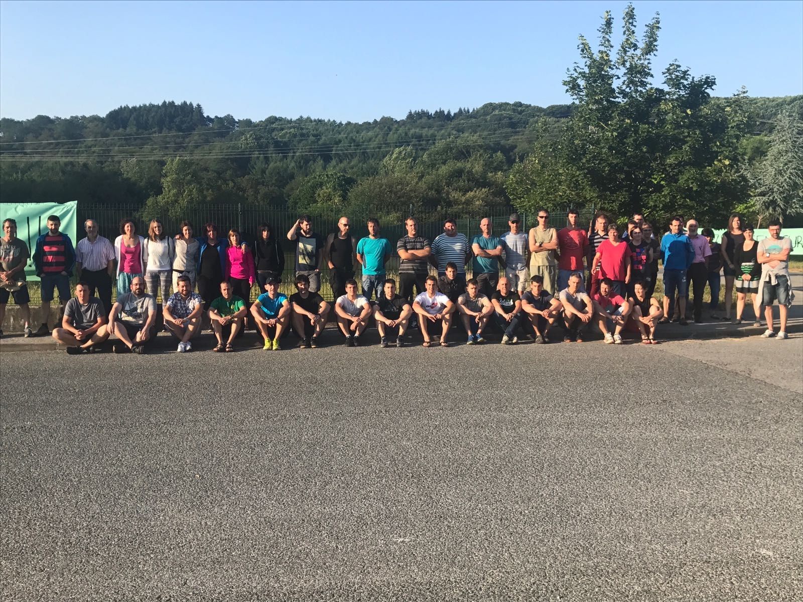 Greba eguna Lekunberriko Agrozumos enpresan