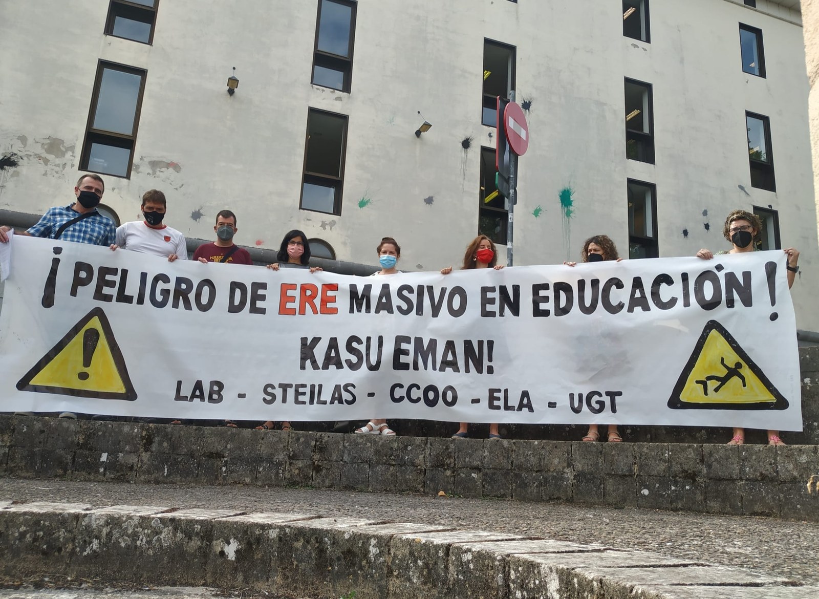 Kaleratze masiboaren arriskua Nafarroako Hezkuntza Publikoan
