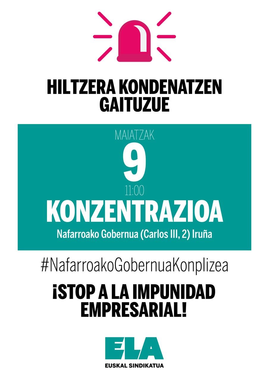 Kamioi-gidari bat hil da Santakaran (Nafarroa) Kamioi-gidari bat hil da Santakaran (Nafarroa)