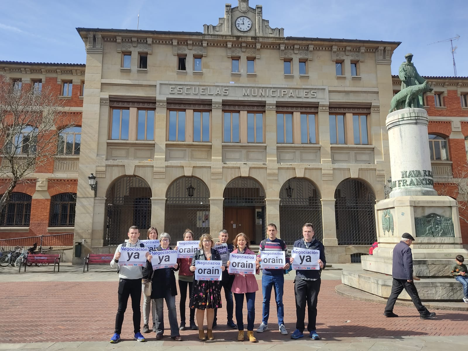 Maria Chivite presidenteari eskatu diote zuzenean sindikatuekin negoziatu dezan