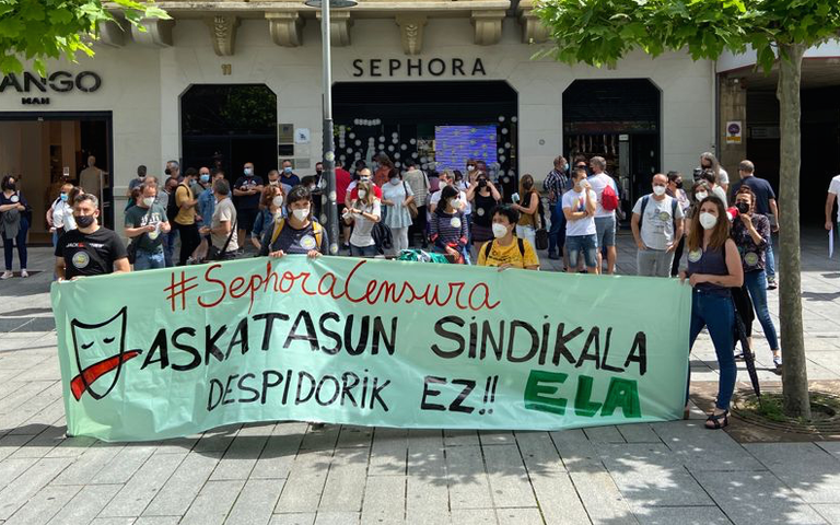 Sephora enpresa kondenatua, langileen adierazpen-askatasunerako eskubidea urratzeagatik Sephora enpresa kondenatua, langileen adierazpen-askatasunerako eskubidea urratzeagatik