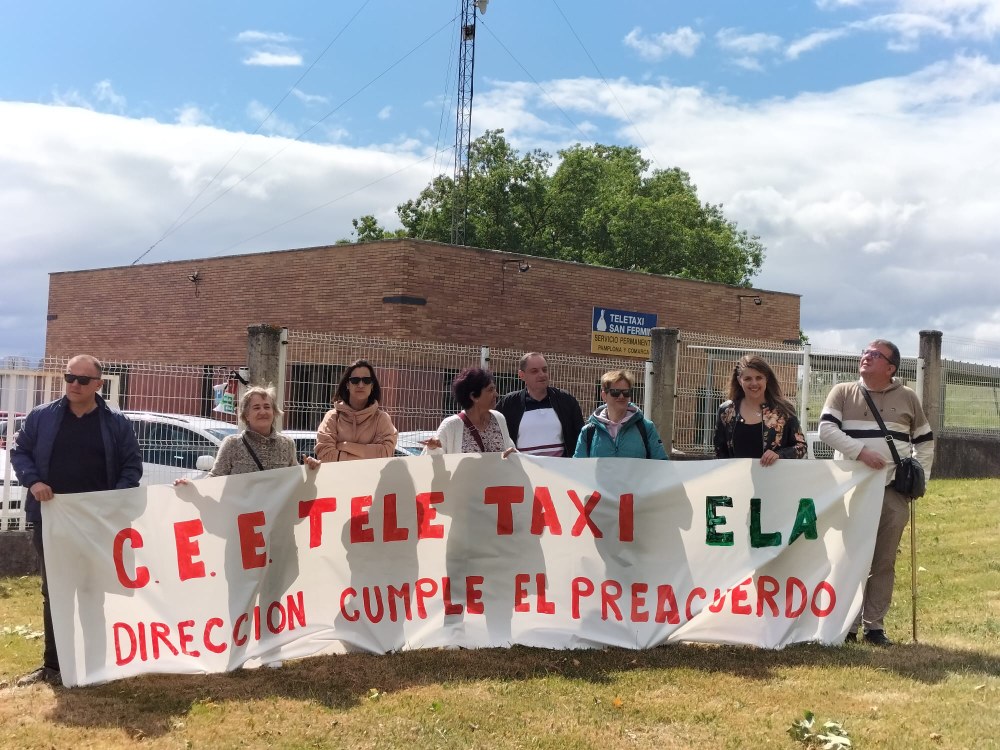 Tele-taxiko langileek greba egingo dute ekainaren 14an enpresak akordioa bete dezala exijitzeko