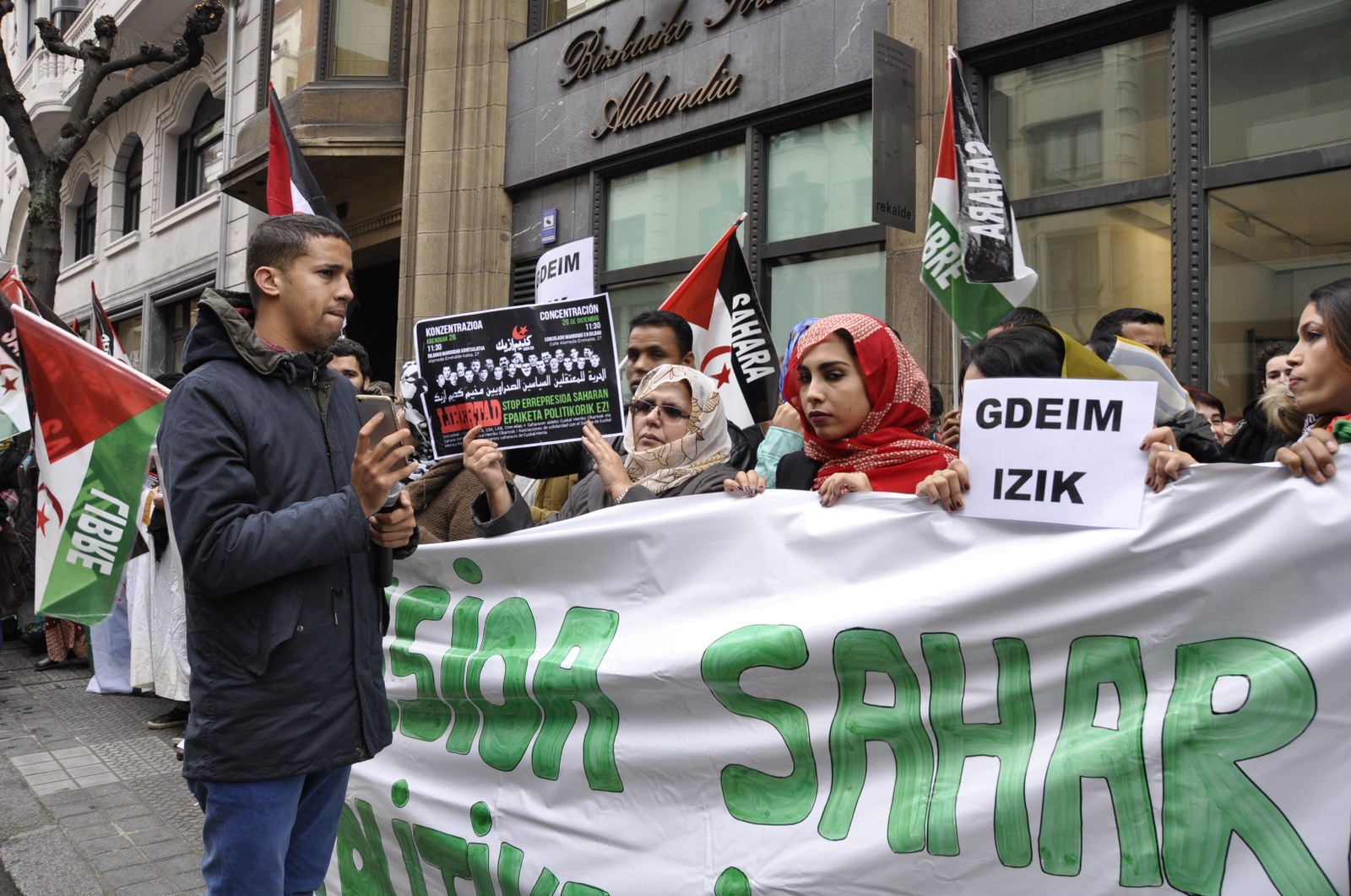 “Mendebaldeko Saharak justizia behar du, ez janaria" #Landeia “Mendebaldeko Saharak justizia behar du, ez janaria" #Landeia
