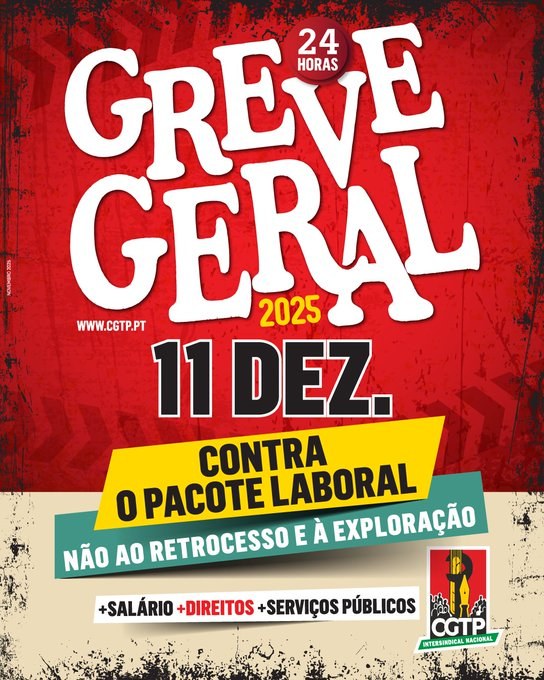 ELAk elkartasuna adierazi dio Portugalgo greba orokorrari