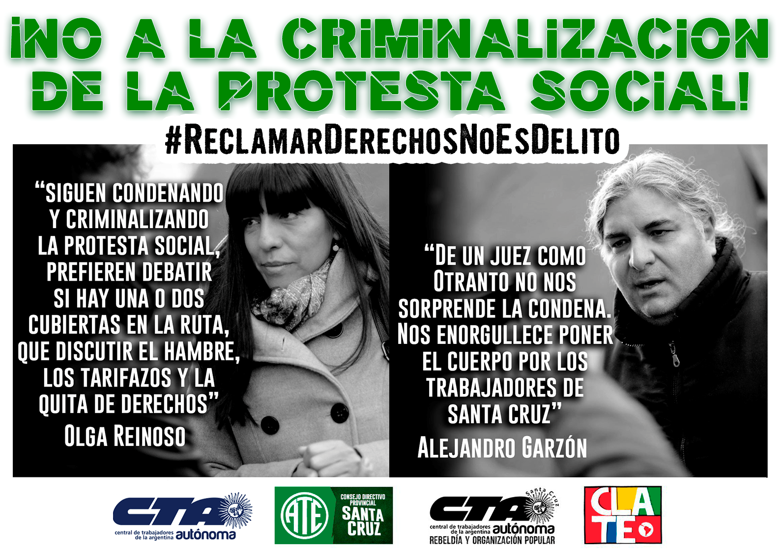 ELAk elkartasuna adierazi nahi die Argentinako  CTA Autonomako kideei ELAk elkartasuna adierazi nahi die Argentinako  CTA Autonomako kideei