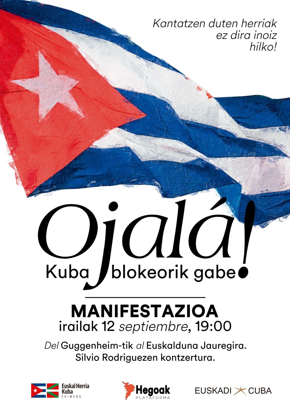 ELAk Kubarekiko elkartasuna adierazteko mobilizatzera deitzen du