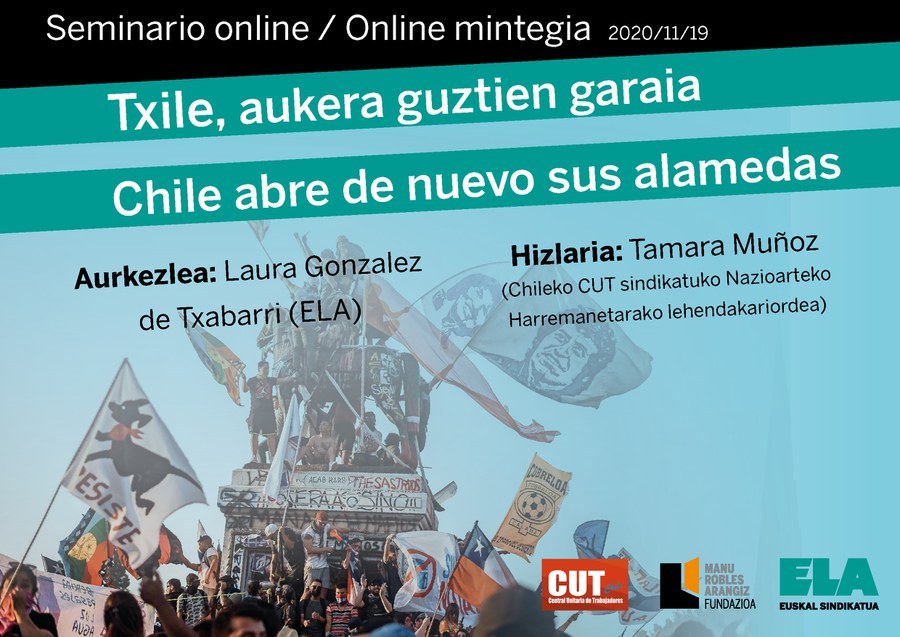 (Online mintegia) Txile, aukera guztien garaia (Online mintegia) Txile, aukera guztien garaia