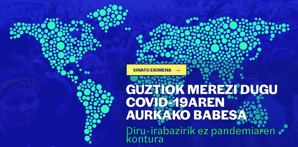 #Right2Cure | Patenteak kentzeko eta txertoak eskuratzeko berdintasuna lortzeko Europako Herritarren Ekimena