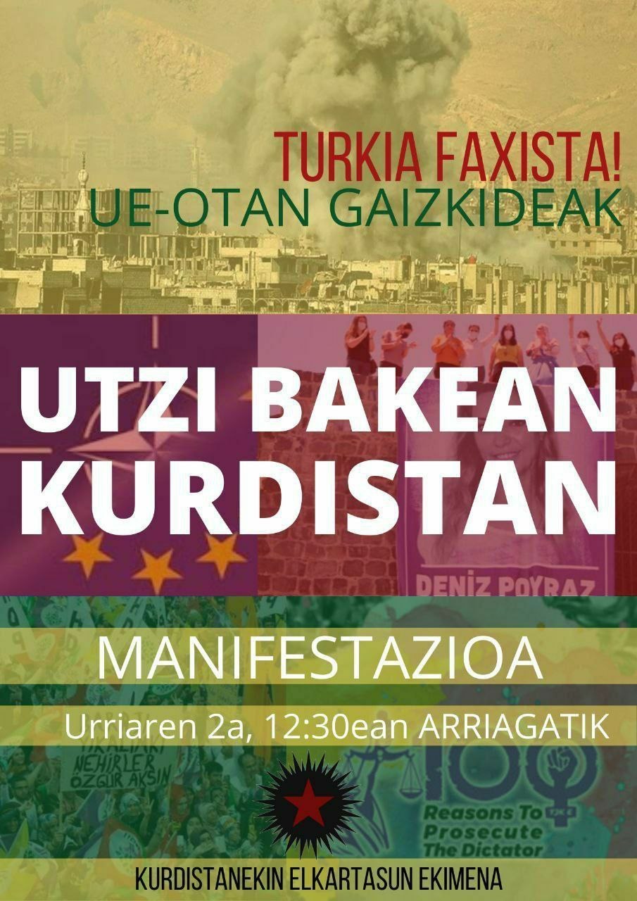 Utzi bakean Kurdistan!