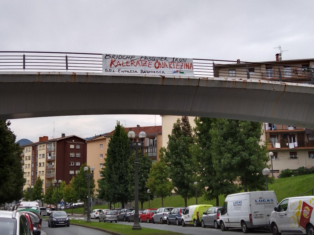 Brioche Pasquier Irunek langile bat kaleratu du arrazoi justifikaturik gabe