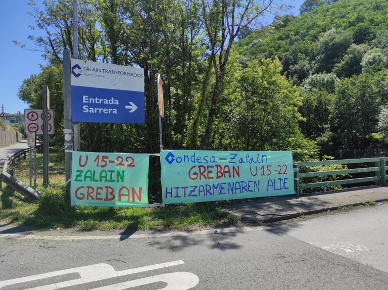 ELAk ez du sinatuko Zalain Transformados enpresaren hitzarmena