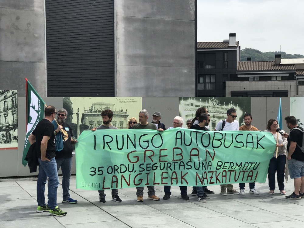 Erabateko jarraipena lehen greba egunean
