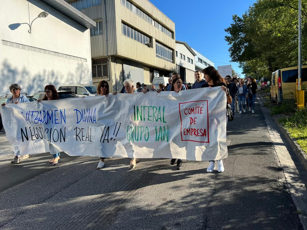 Interaleko (Lezo) langileek produkzioa gelditu dute berriro, bigarren lanuztean