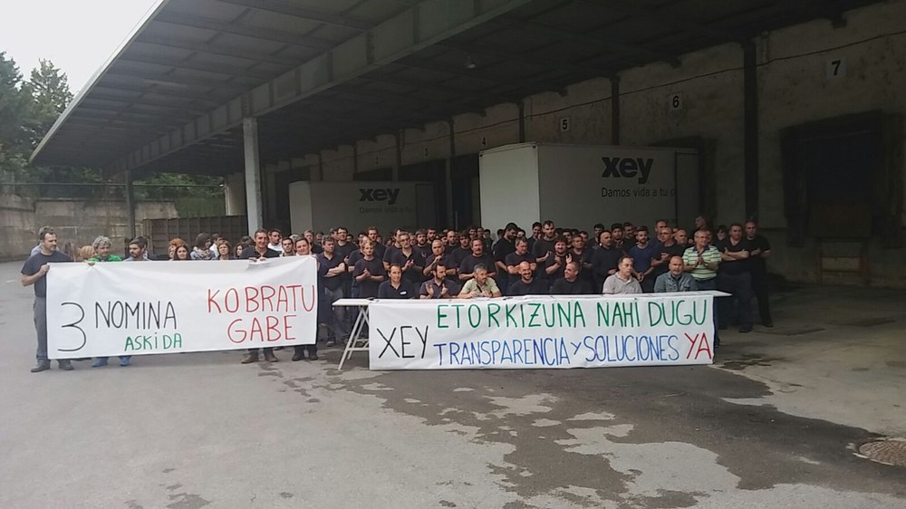 XEYko langileek mobilizazioak hasi dituzte