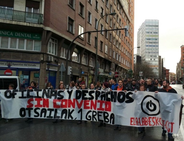 Bizkaiko Bulegoetako beharginak mobilizazio gehiagoren atarian daude