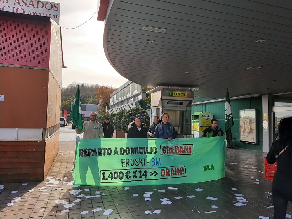 ELAk deitutako sei greba egunek %70eko jarraipena izan dute